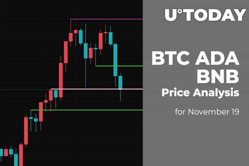 BTC, ADA and BNB Price Analysis for November 19