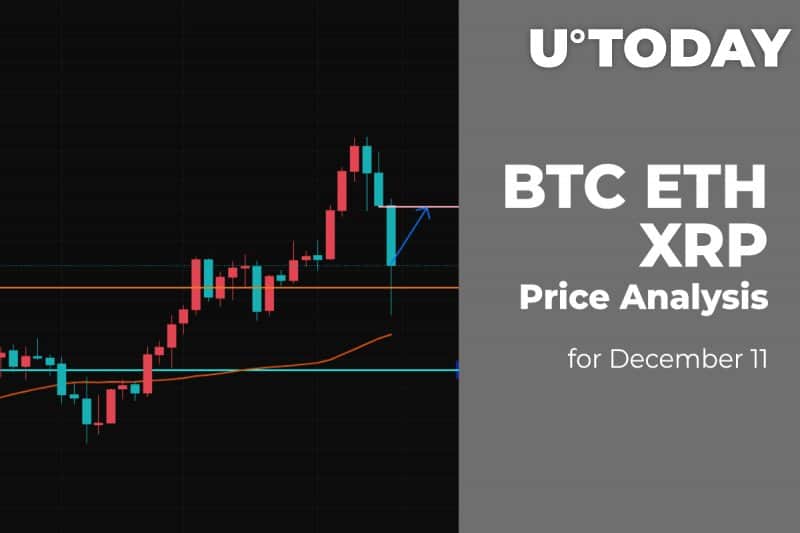 BTC, ETH and XRP Price Analysis for December eleven