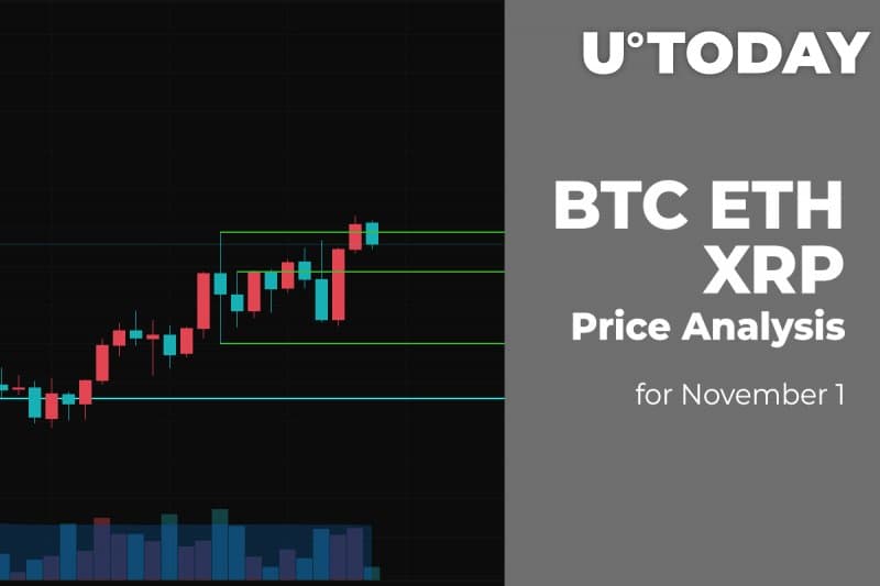 BTC, ETH and XRP Price Analysis for November one