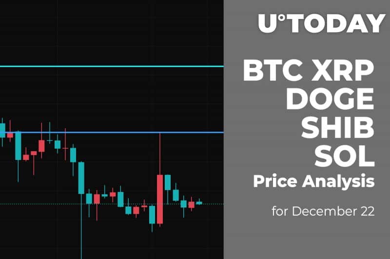 BTC, XRP, DOGE, SHIB and SOL Price Analysis for December 22