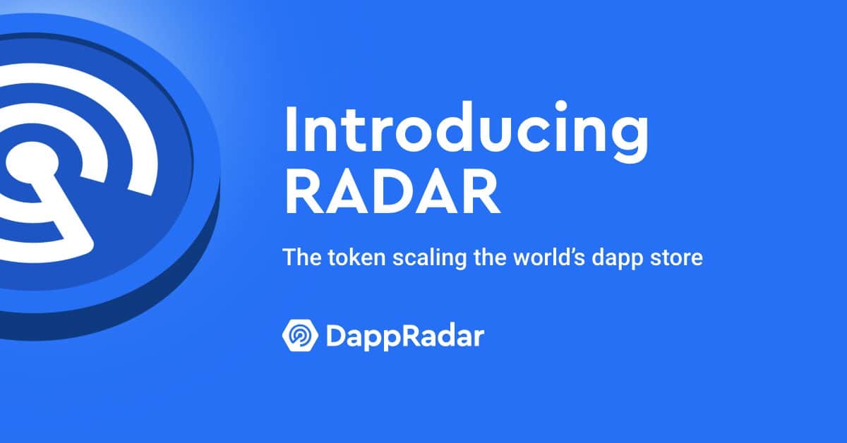 DappRadar announces the airdrop, straight away listed on the primary exchanges