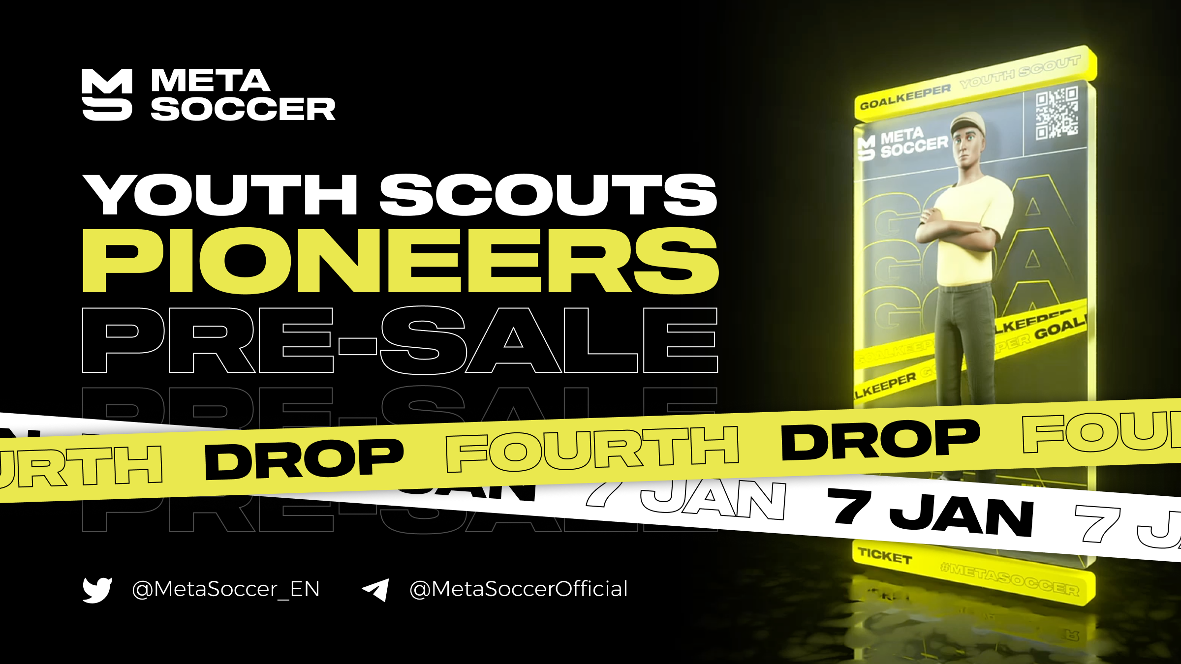 Last possibility to very own NFT Youth Scout MetaSoccer (MSU)