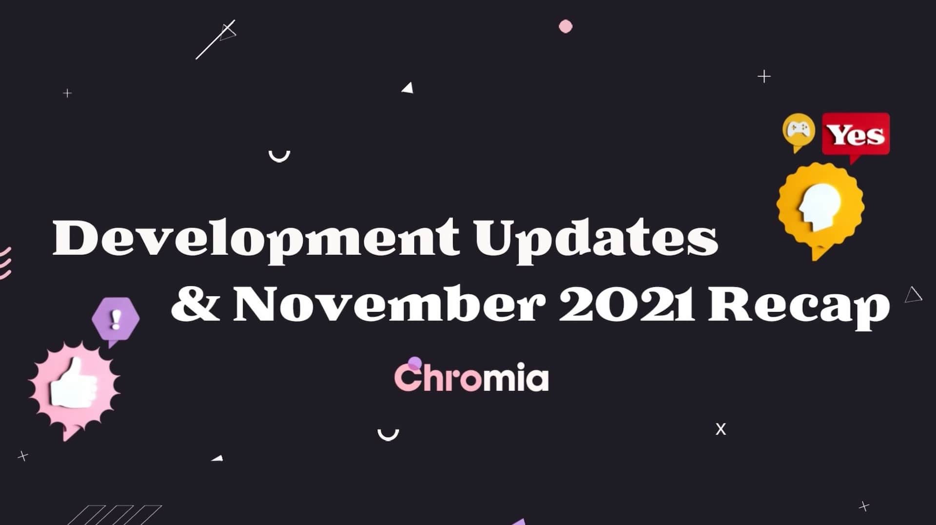 November summary and new update on the Chromia task (CHR)