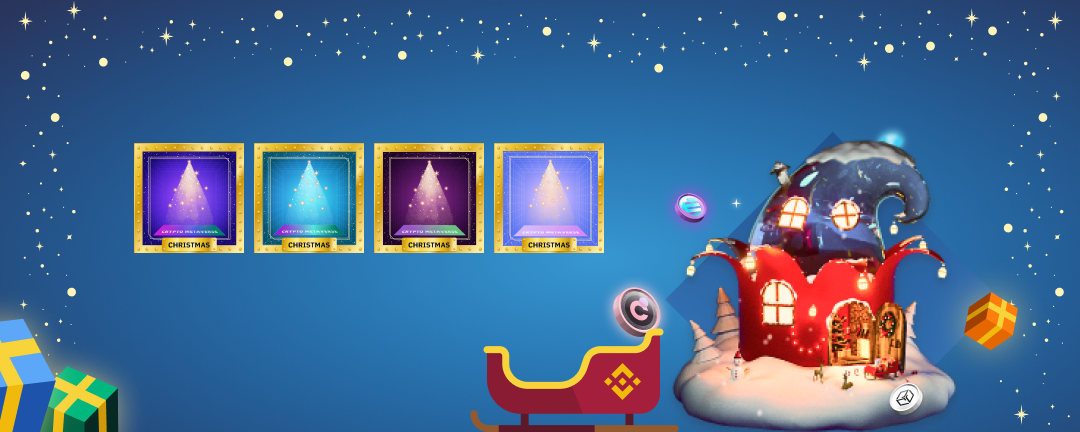 Own a Mystery Box Metaverse Cryptmas with Binance with only five BUSD and share a pool of 120,000 USD