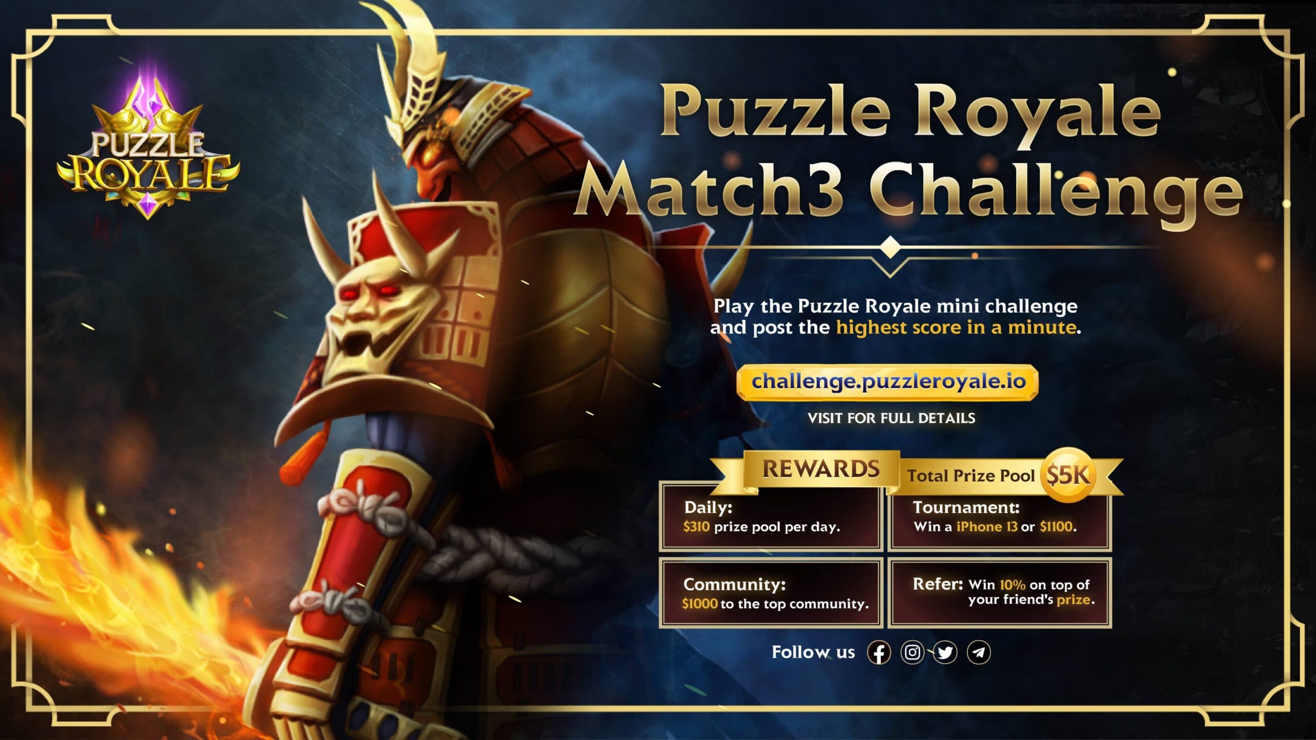 Puzzle Royale launches the vacation challenge