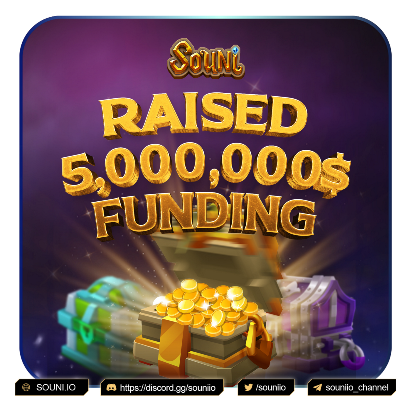 SOUNI has acquired $ five million from extra than 50 main organizations in the sector