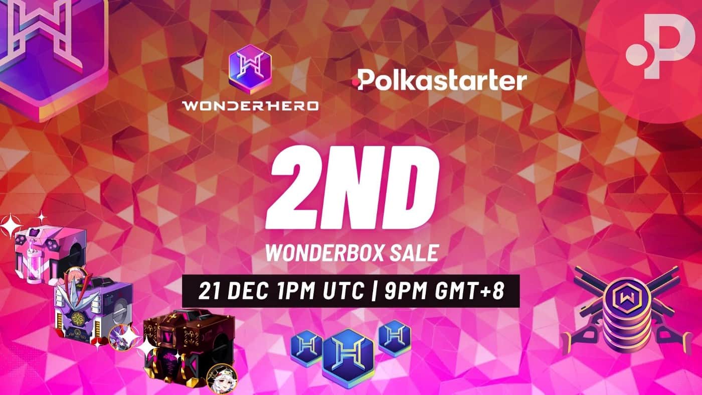 WonderHero (WND) partners with Polkastarter to launch the 2nd WonderBox sale