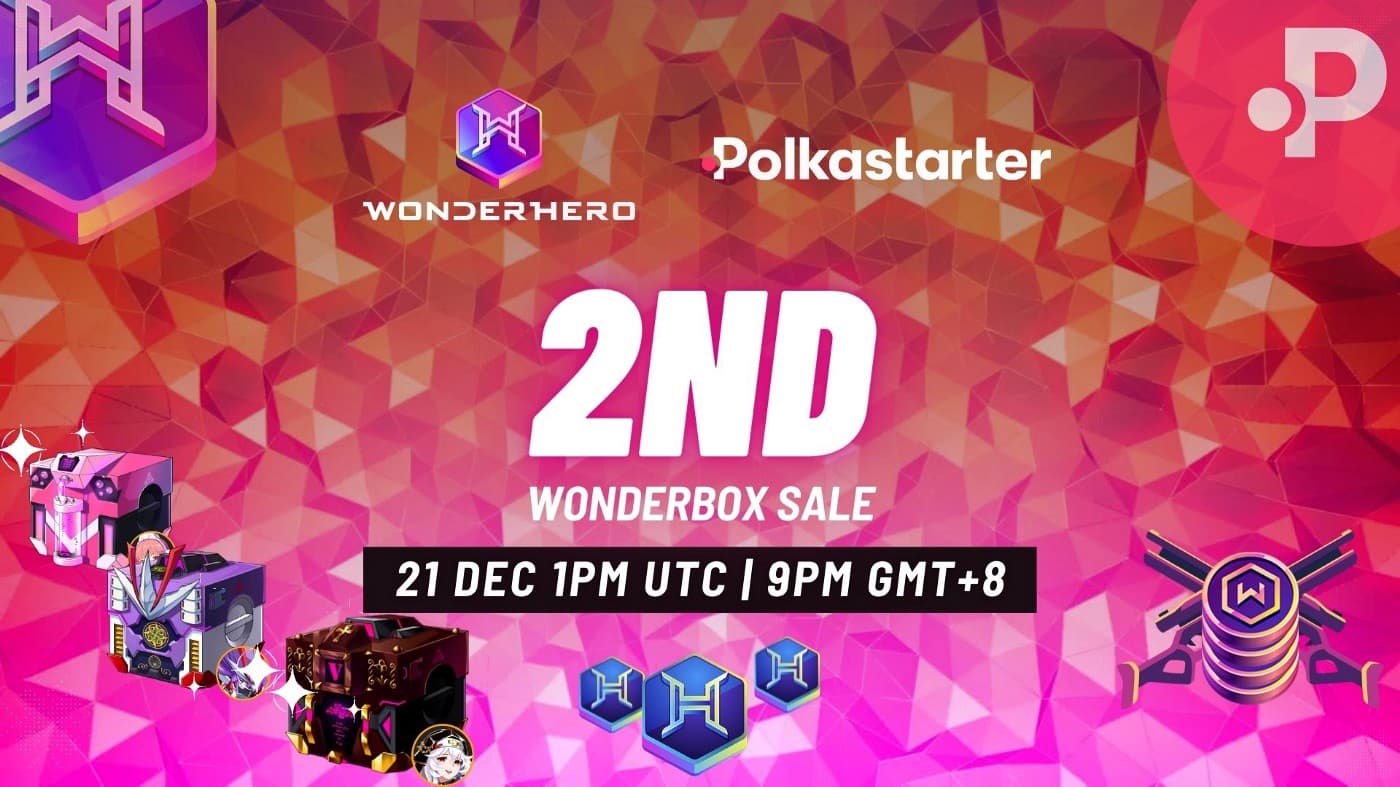 WonderHero (WND) partners with Polkastarter to launch the 2nd WonderBox sale