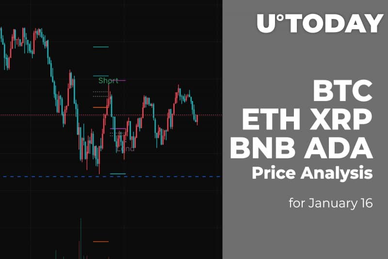 BTC, ETH, XRP, BNB and ADA Price Analysis for January sixteen