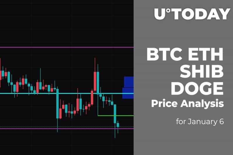 BTC, ETH, SHIB and DOGE Price Analysis for January six