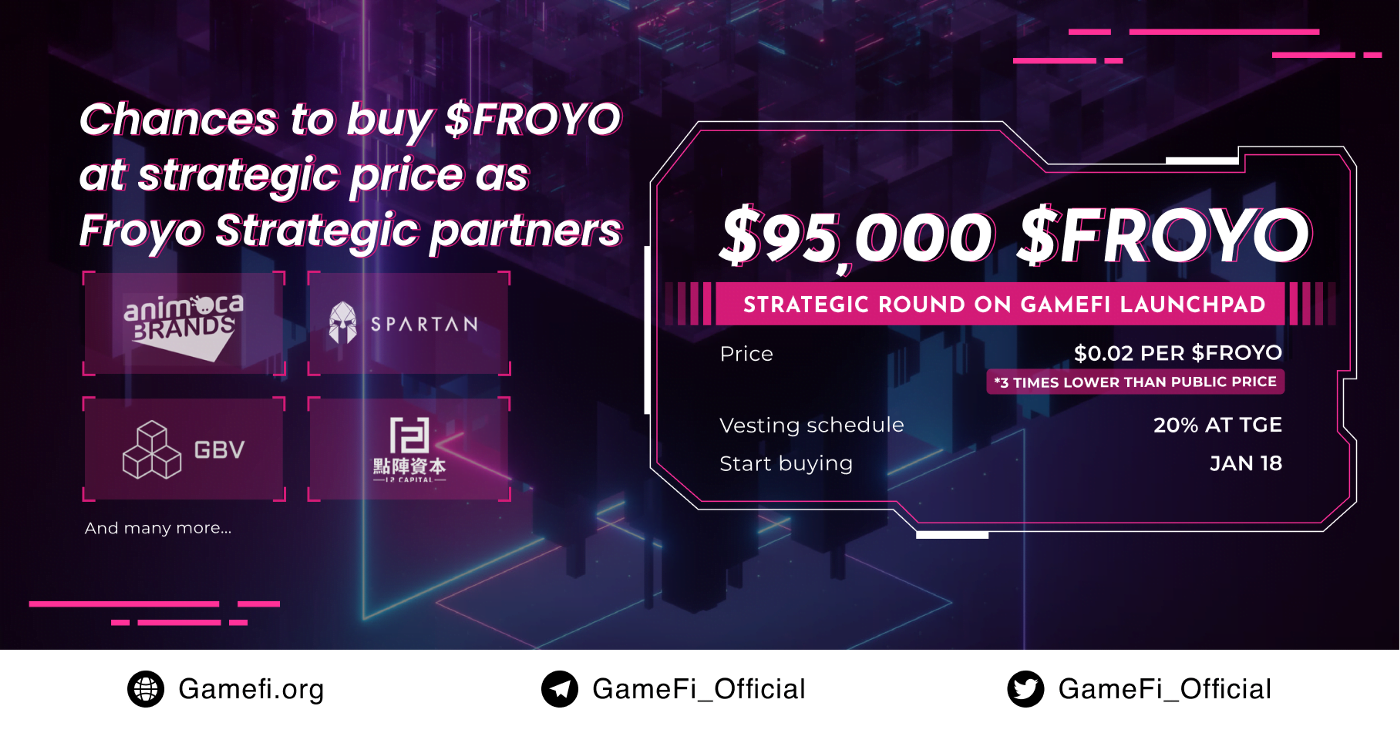 Best likelihood to get FROYO on Launchpad GameFi