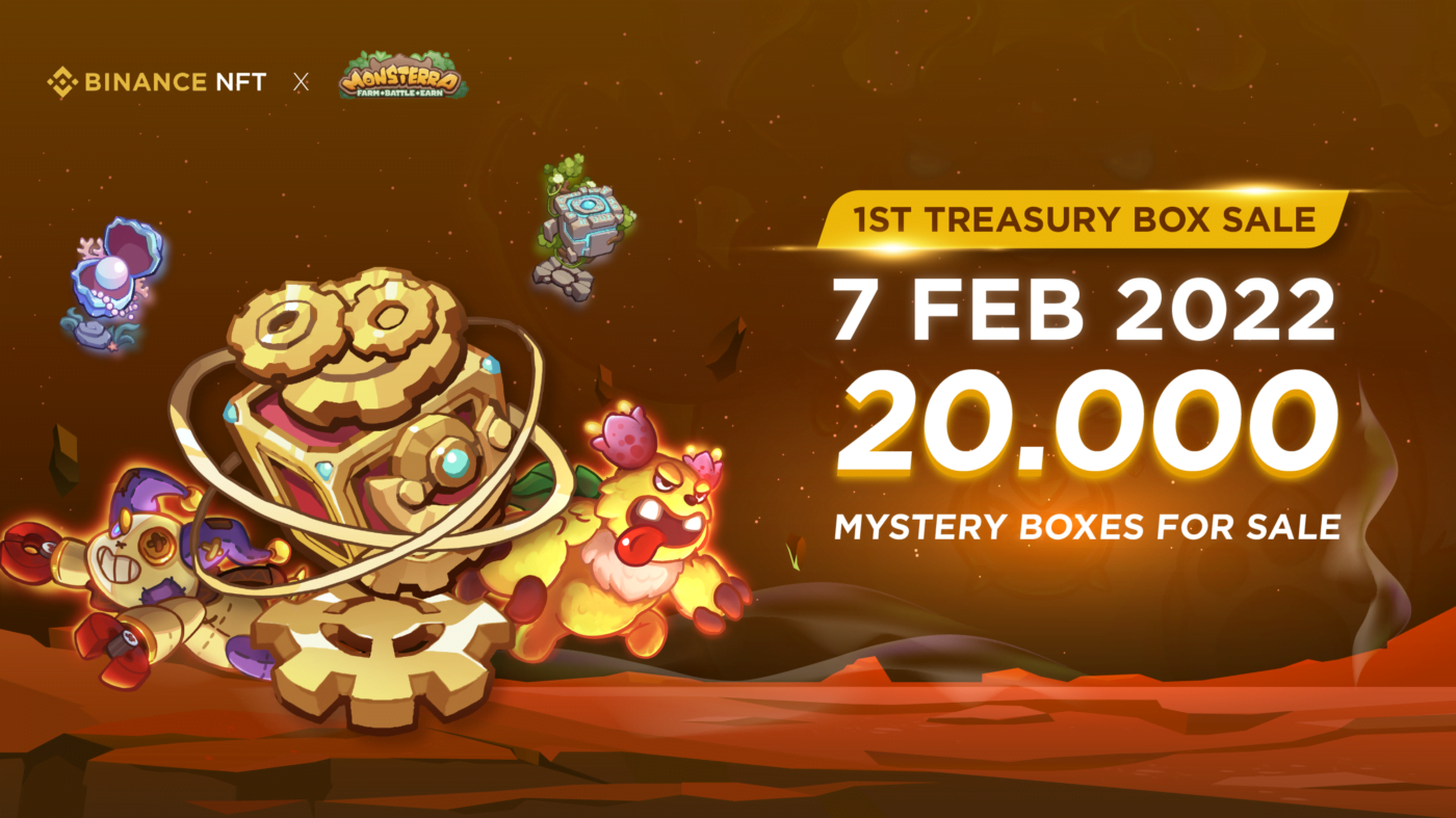 Binance NFT x Monsterra Treasury Box campaign