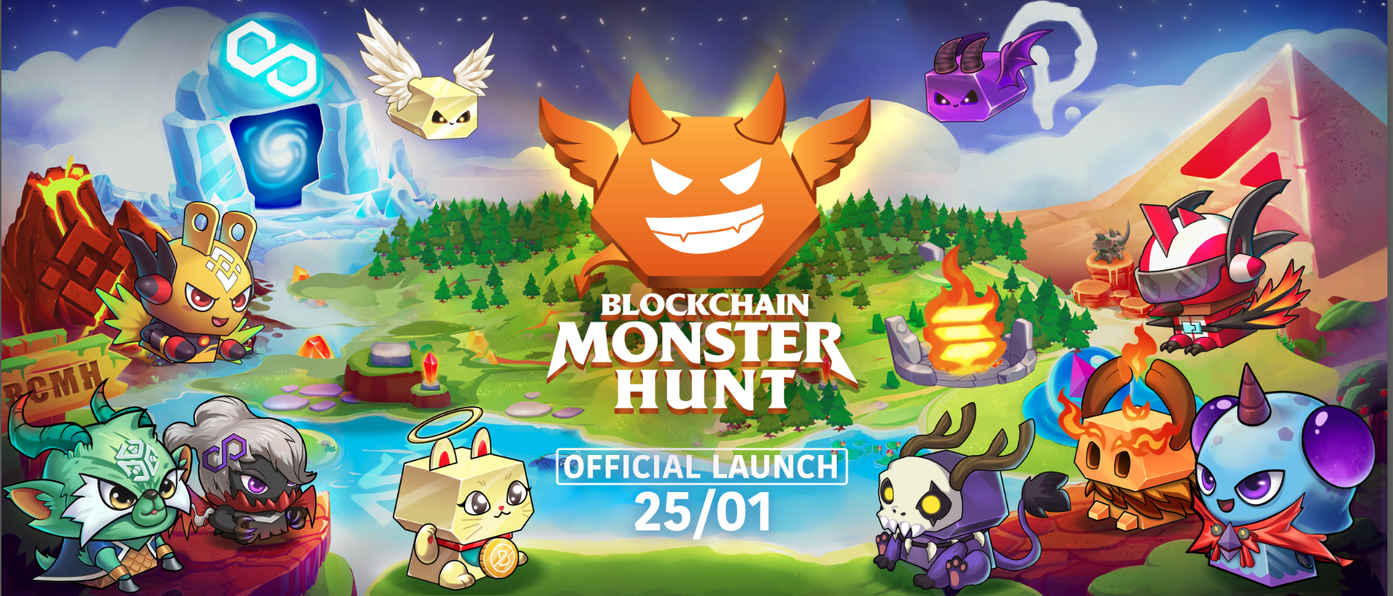 Countdown to the day Blockchain Monster Hunt (BCMC) launches Mainnet