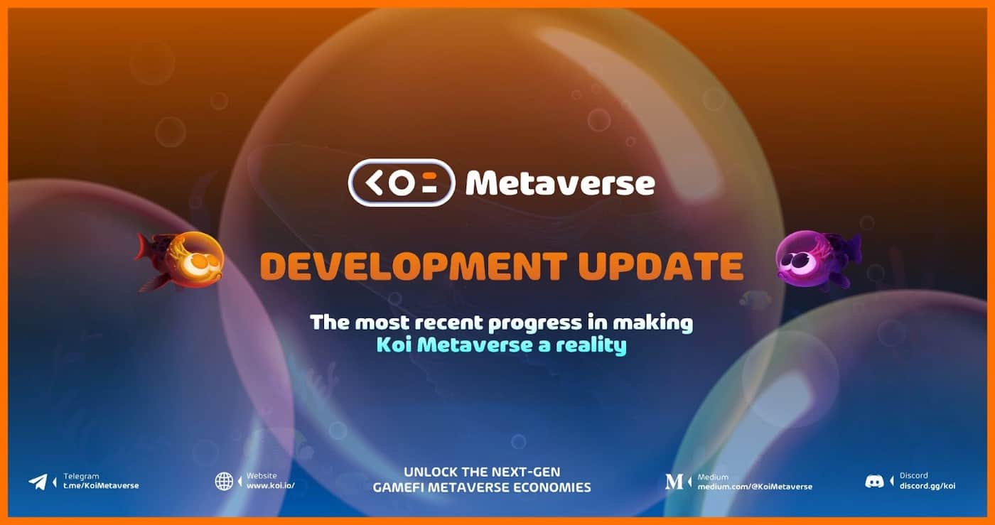 Koi Metaverse: Development update for the week of January three – January ten