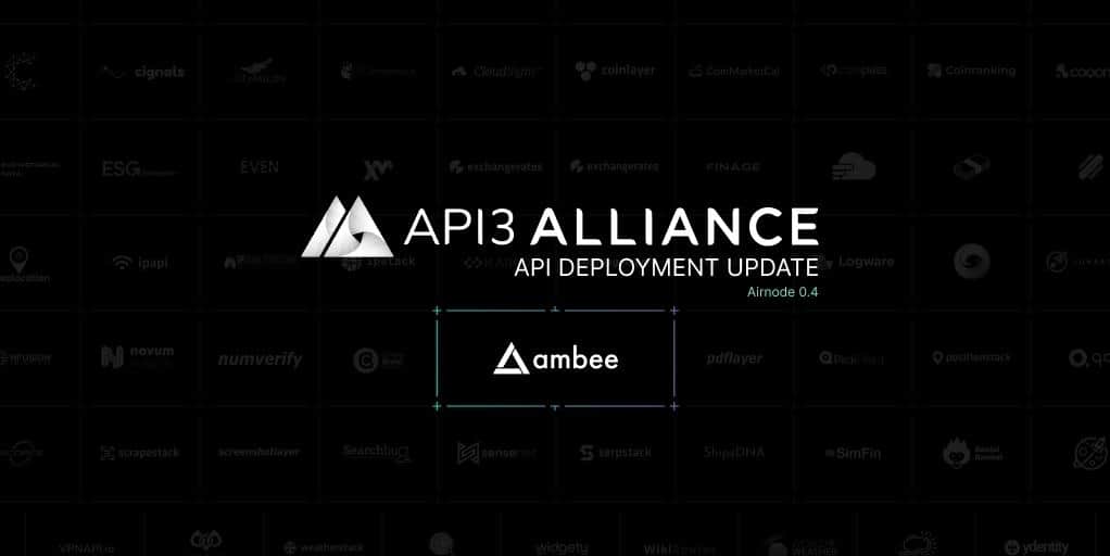 Ambee is the next API to choose the Airnode implementation of API3
