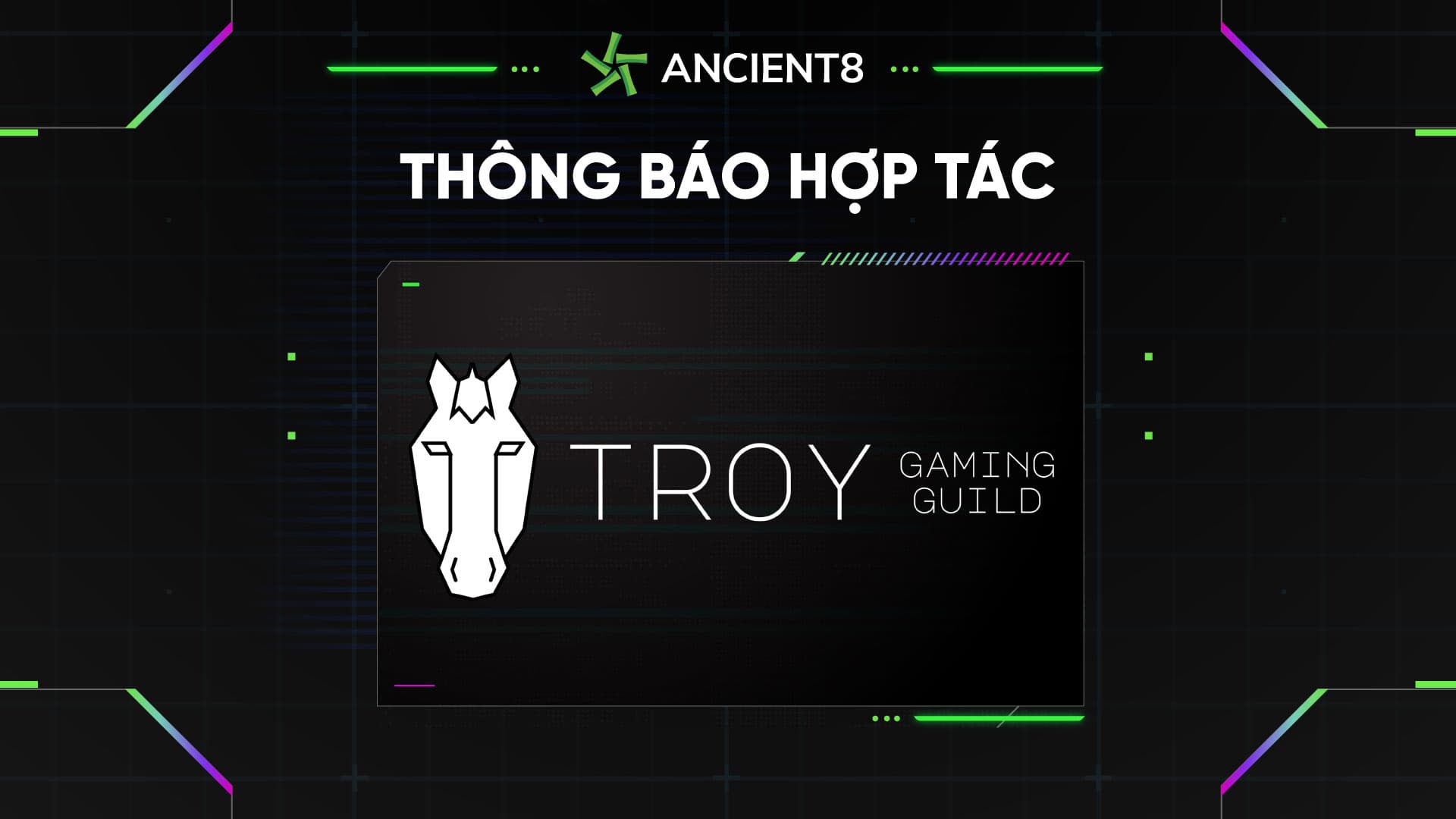 Ancient8 partners with Troy Gaming Guild to develop P2E in Turkey