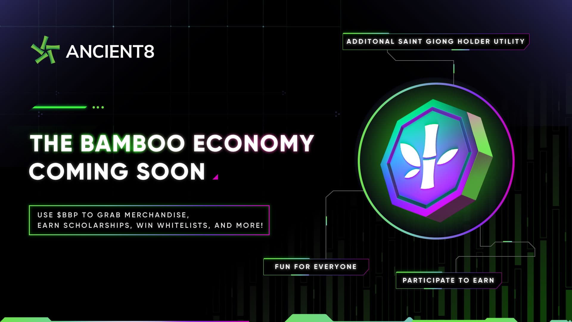 Bamboo Point (BBP) neighborhood reward process on Ancient8 Discord
