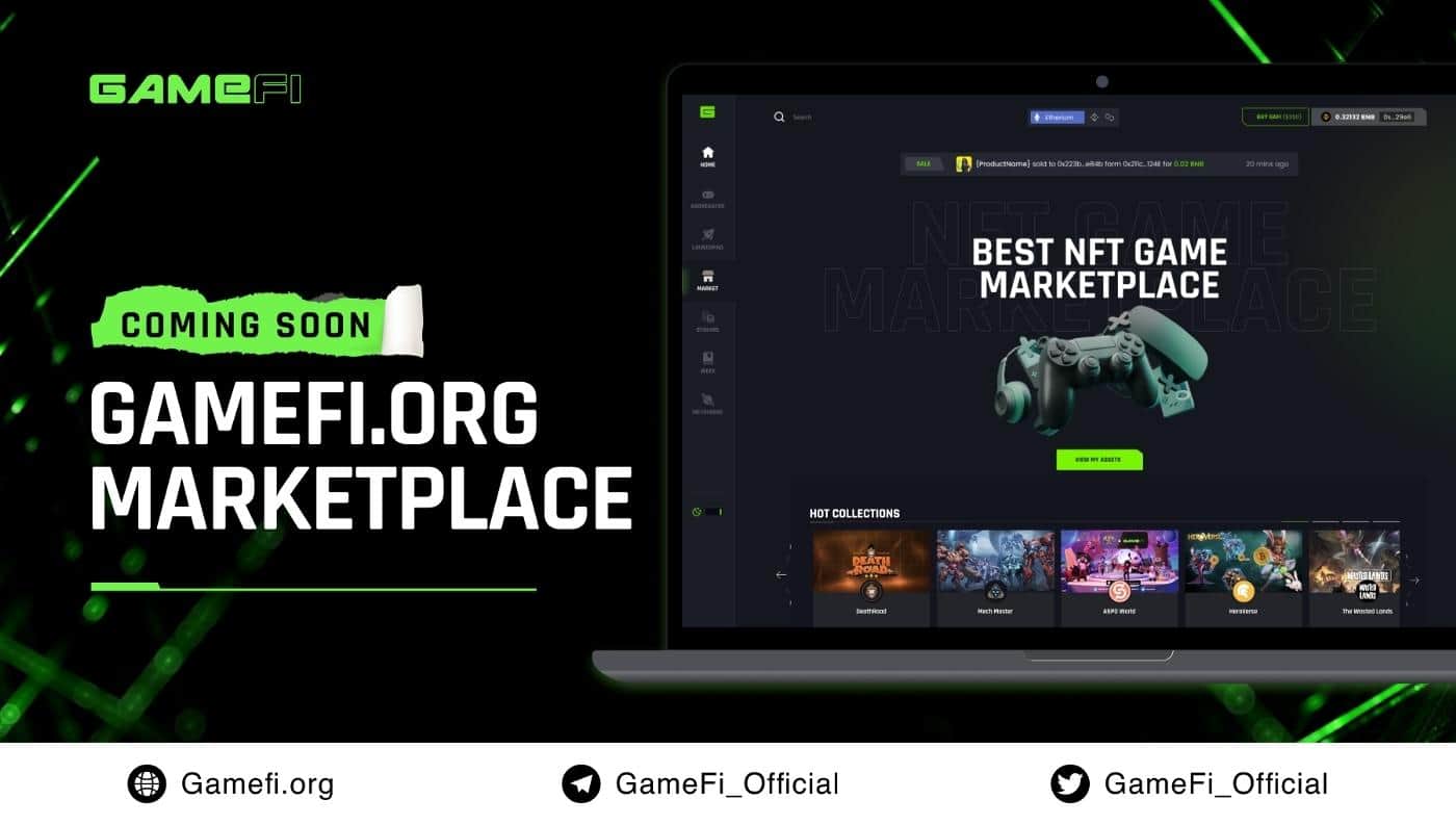 GameFi.org is about to launch NFT Marketplace with several new options