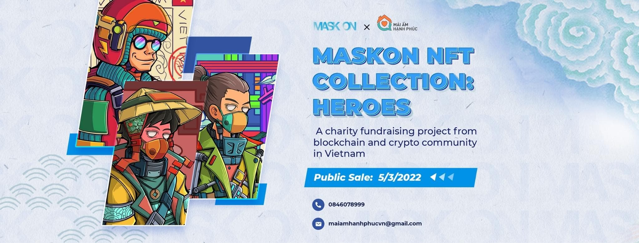 MaskOn officially opens the sale of the NFT assortment for charity functions