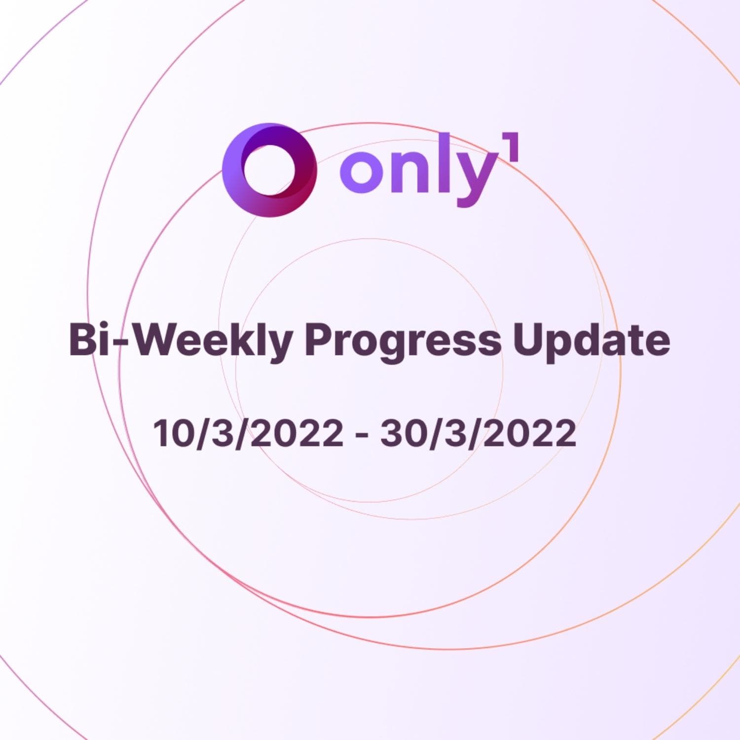 Solo1 (LIKE) info on the progress of the undertaking