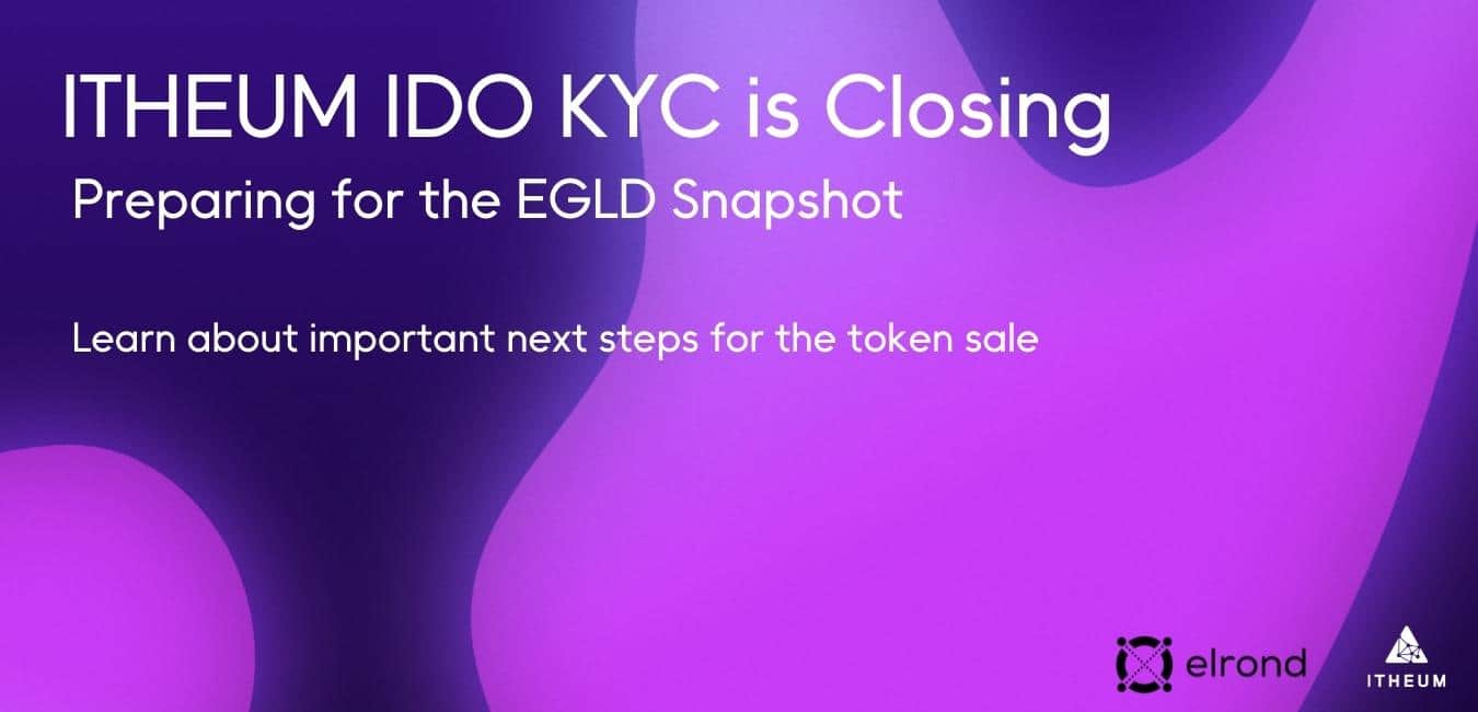 Update ITHEUM IDO: Prepare the EGLD balance snapshot
