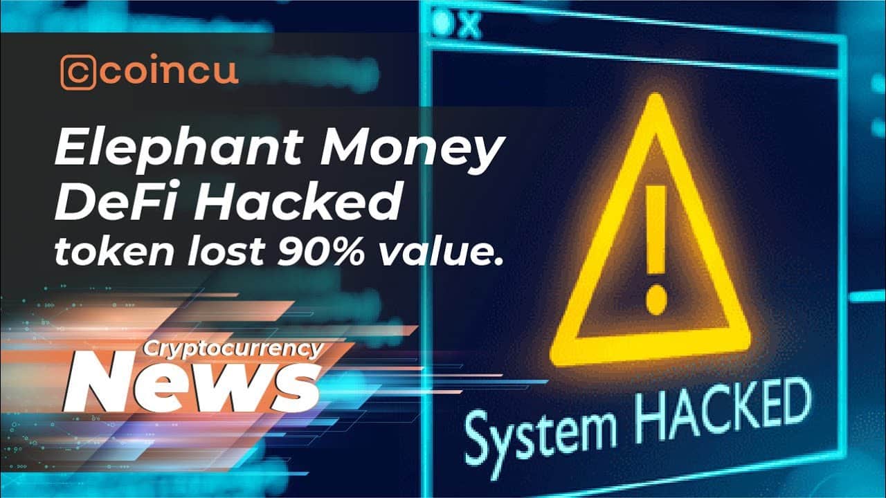 Elephant Money Hacked Causing the token to drop 90 % in worth | News April 14 | Crypto News