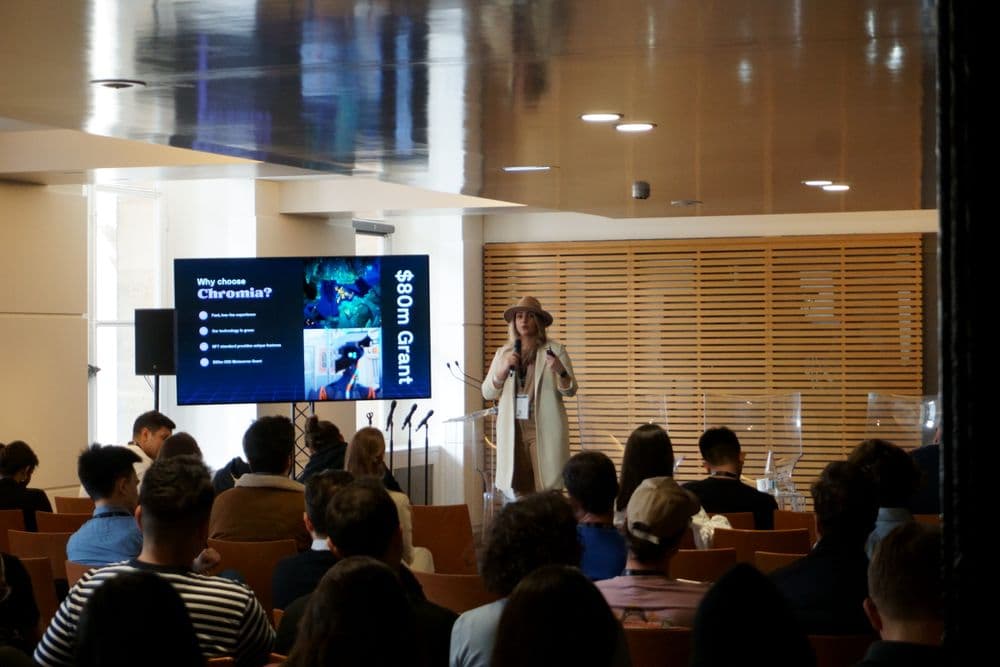 Chromia attended the presentation at Paris NFT Day and Paris Blockchain Week Summit 2022