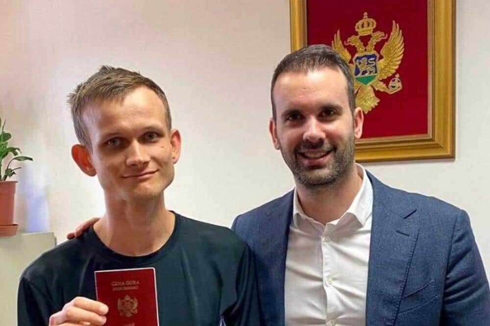 Government of Montenegro Grants Citizenship to Vitalik Buterin in an try to encourage the cryptocurrency sector