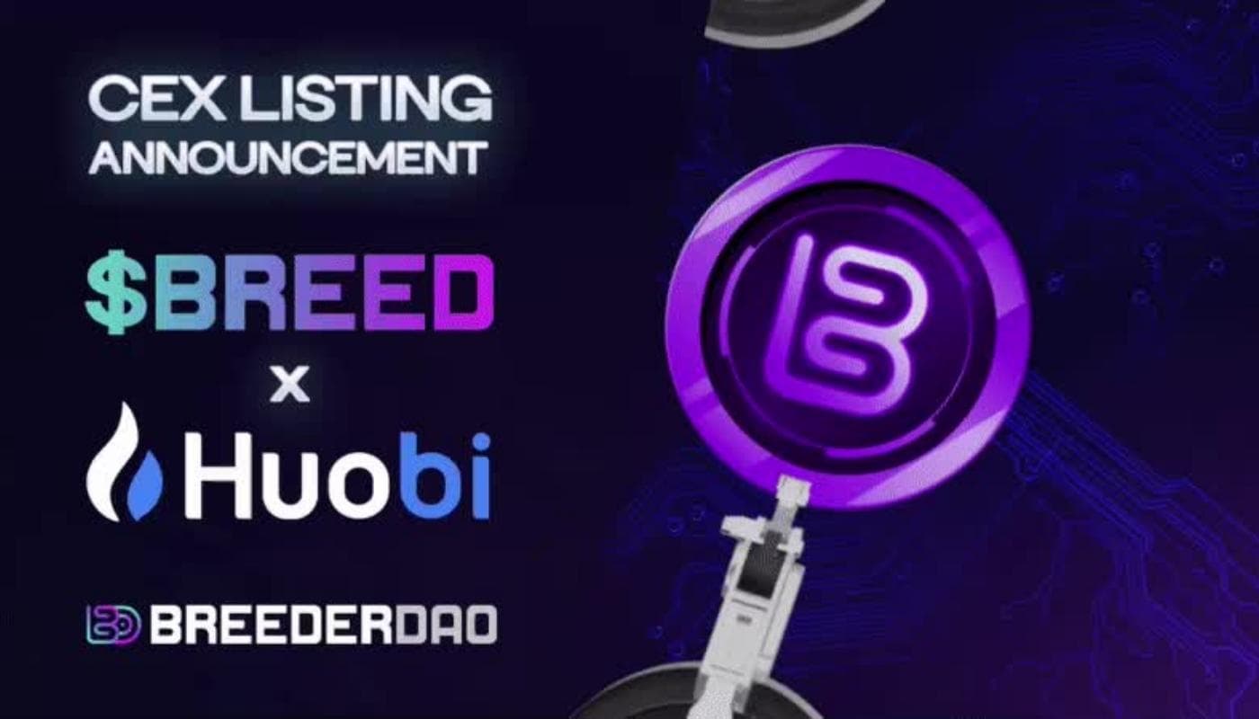 Huobi Global will listing BREED (BreederDAO) on April 30th