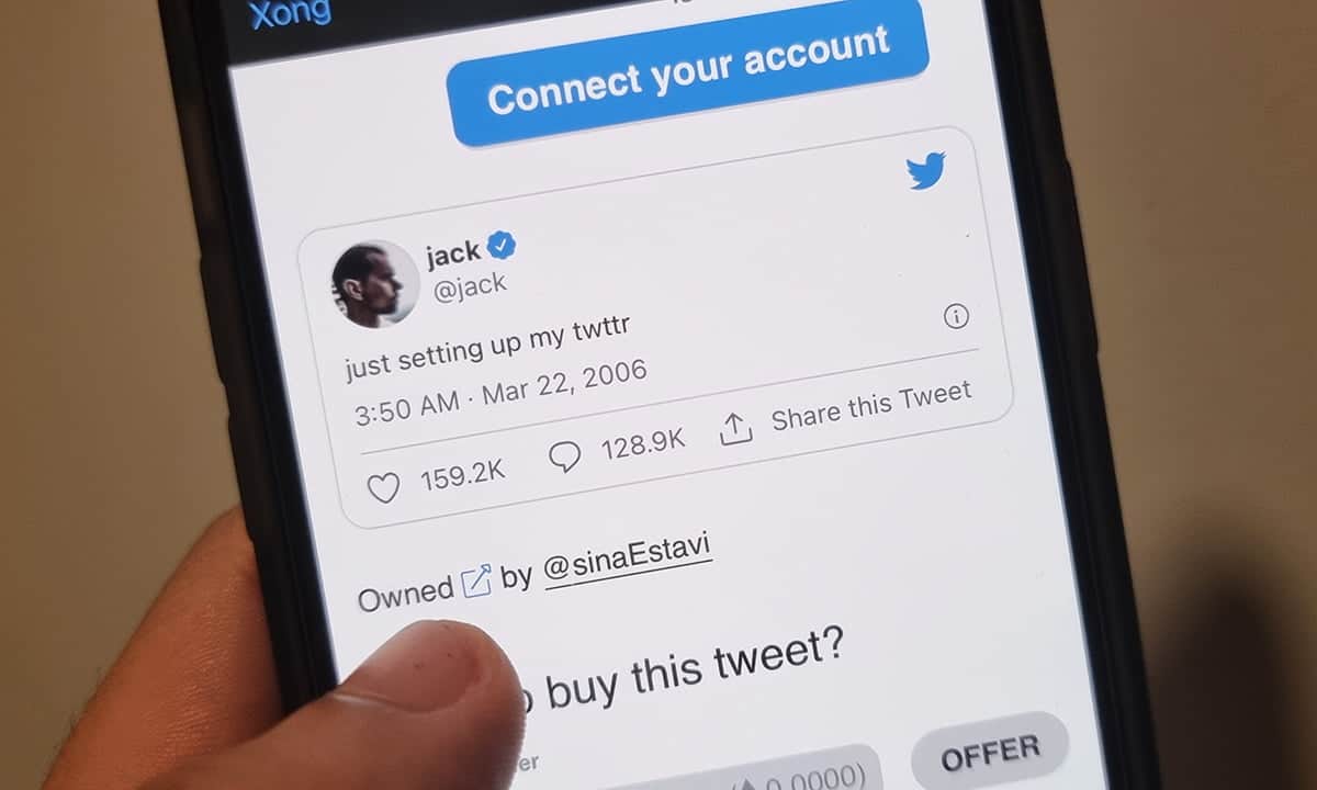 NFT’s initially Twitter submit was made available $ 480 even however the unique buy rate was up to $ two.9 million