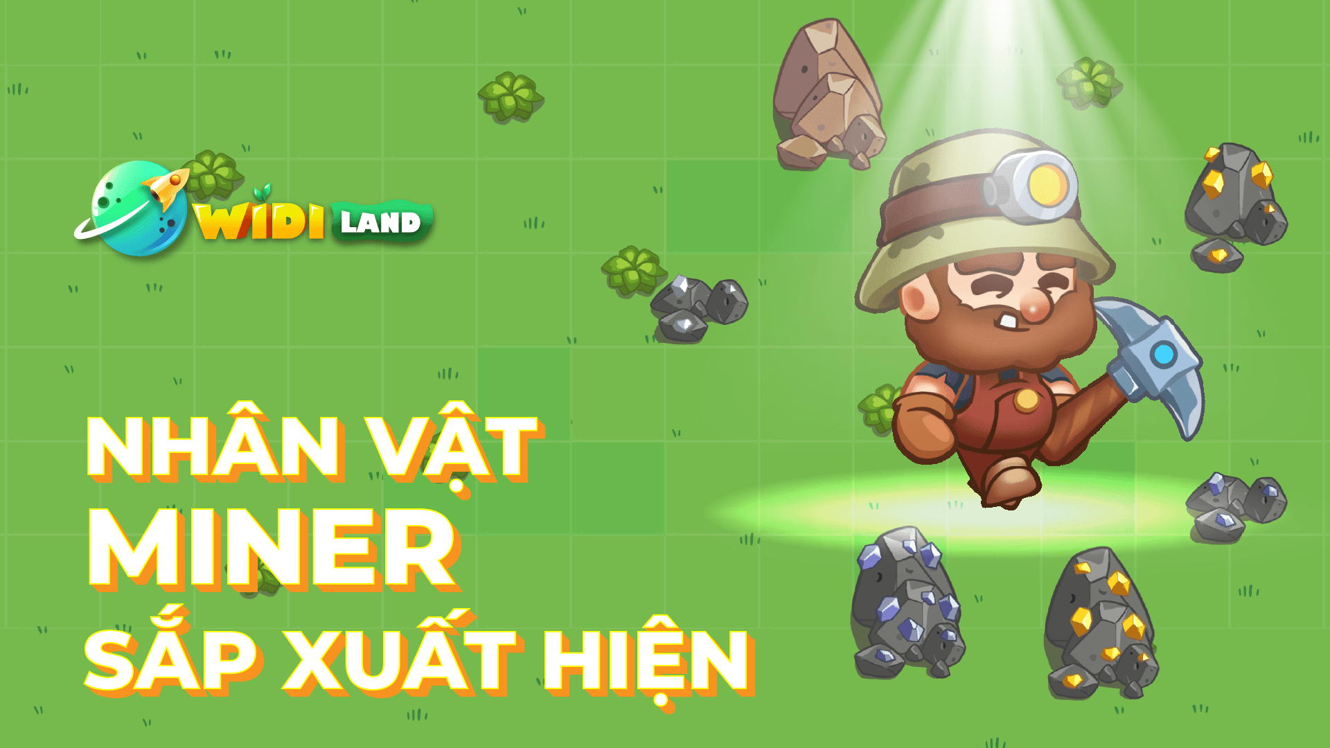 WidiLand introduces the Miner character with lots of terrific characteristics