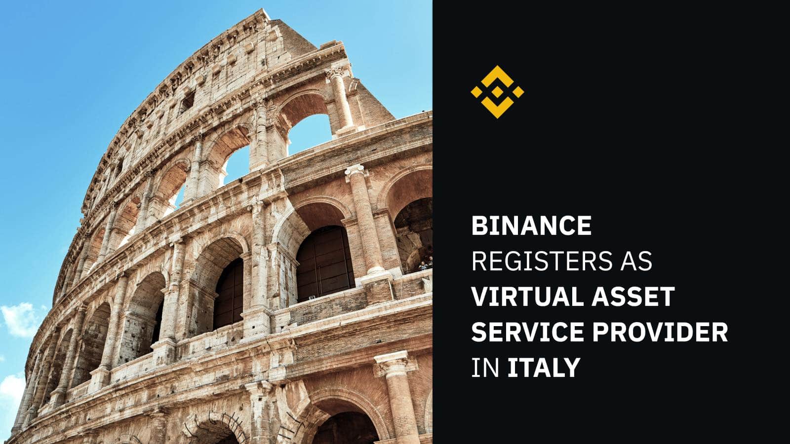Binance obtains legal victory to return to the Italian market place