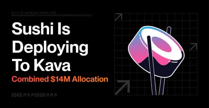 Kava announces a $ 14 million incentive package for the Sushi development team