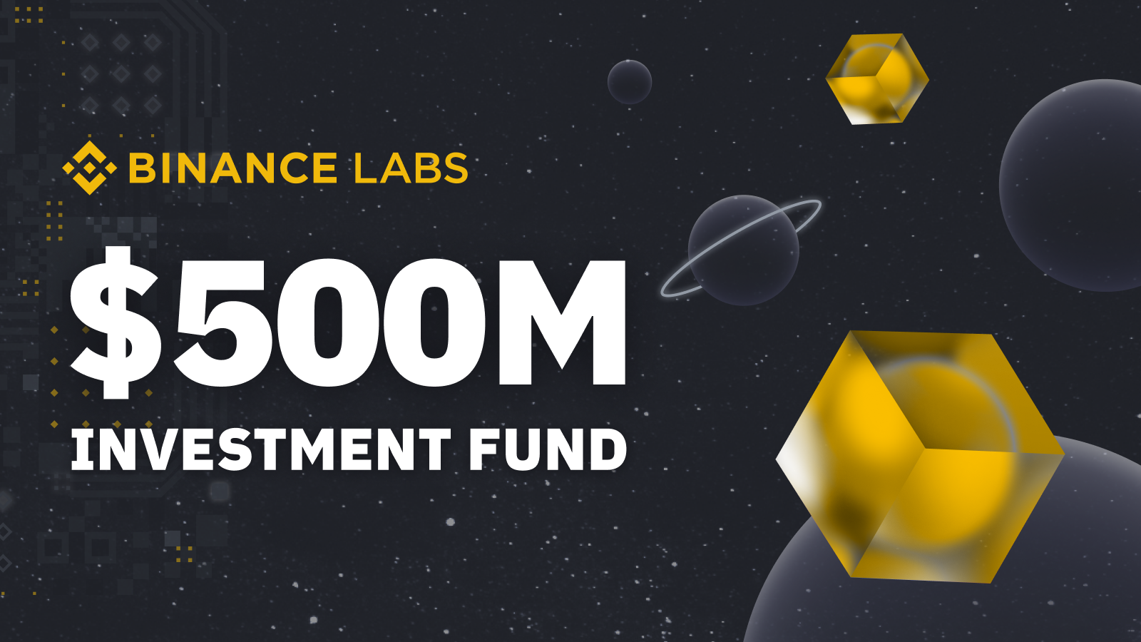 Binance Labs produced a $ 500 million investment fund by focusing “all efforts” on Web3