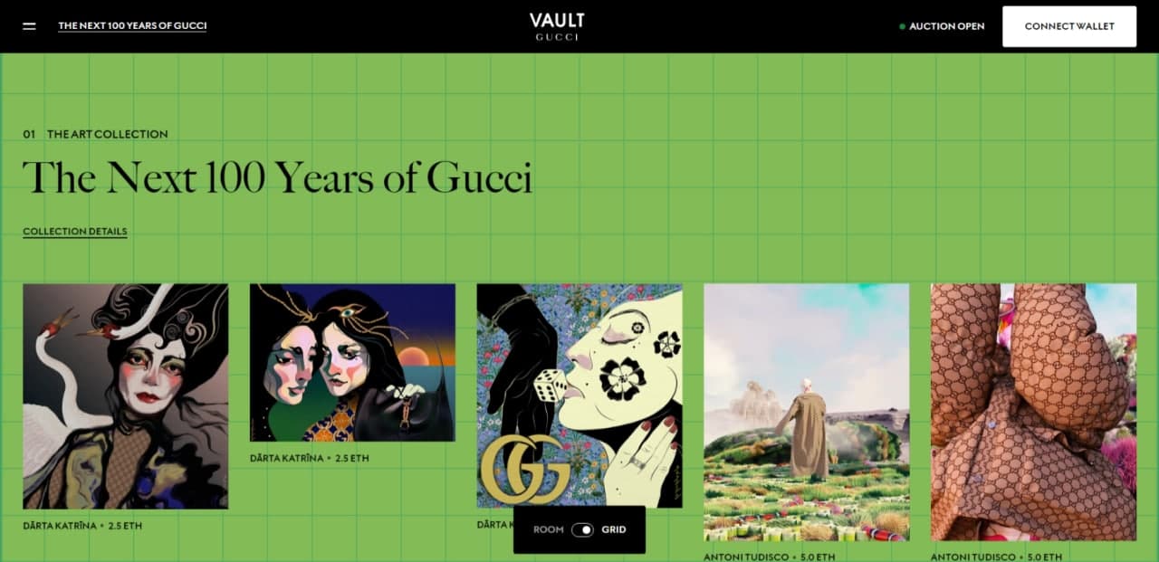 Gucci invests $ 25,000 in DAO SuperRare, getting ready to launch “Digital Art Vault”