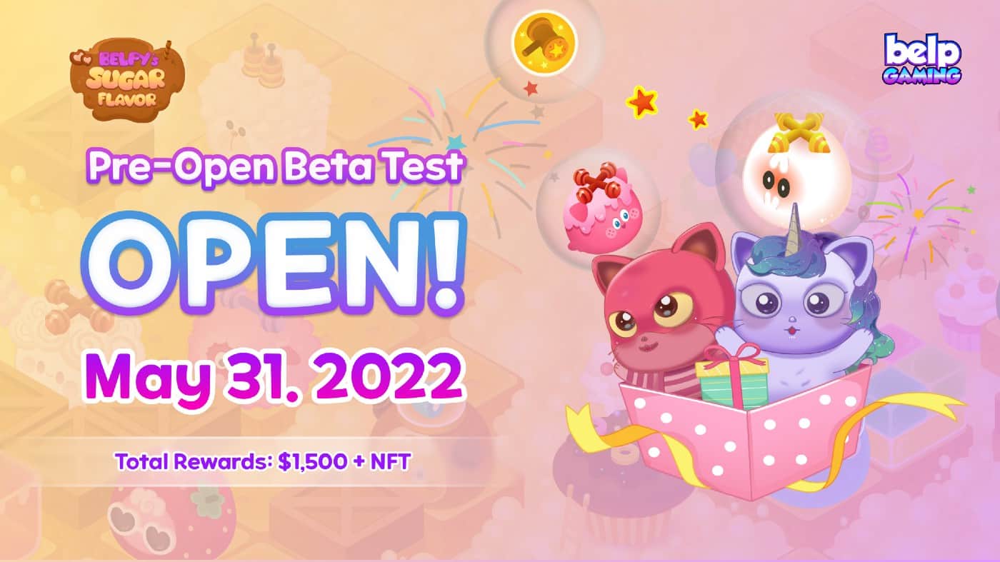 Sugar Flavor opens the Pre-Open Beta Test v2 with quite a few interesting prizes