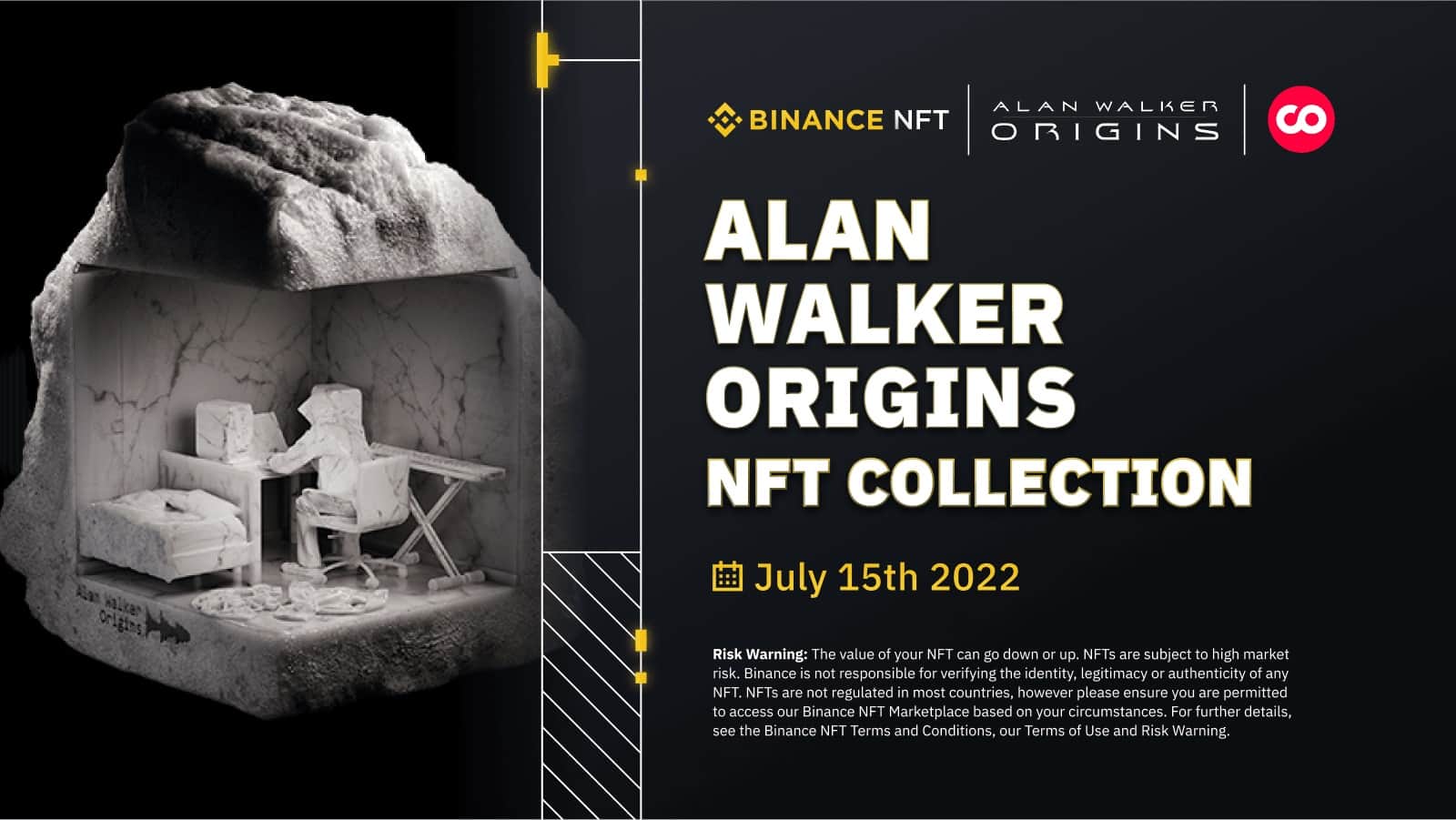 Binance x Corite Lists “Alan Walker Origins” NFT Collection