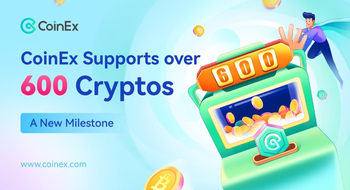 CoinEx is listing extra than 600 cryptocurrencies