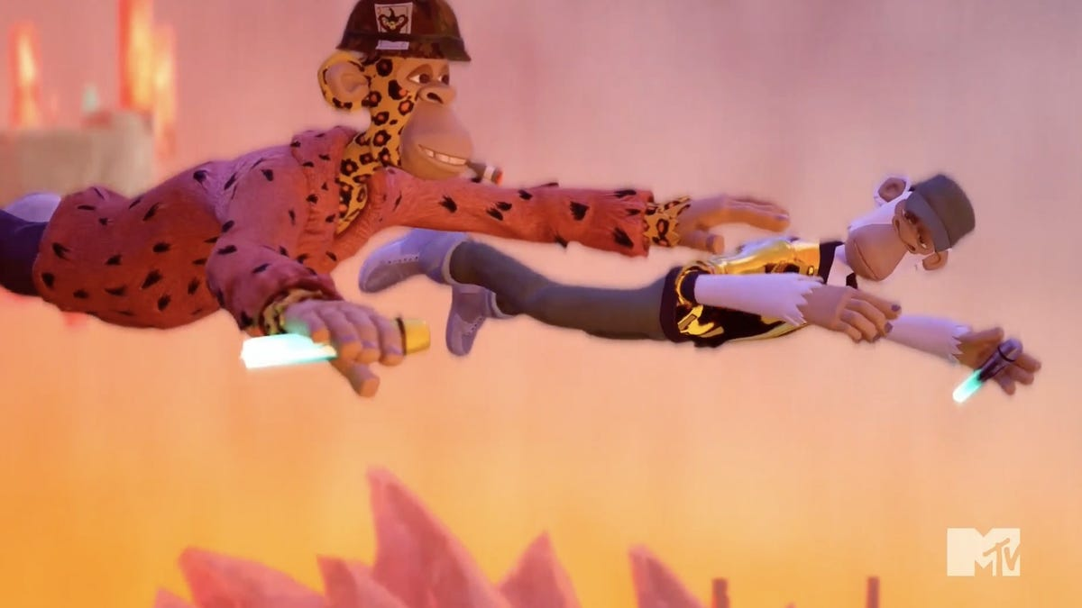 Eminem and Snoop Dogg deliver NFT Bored Ape to the VMAs