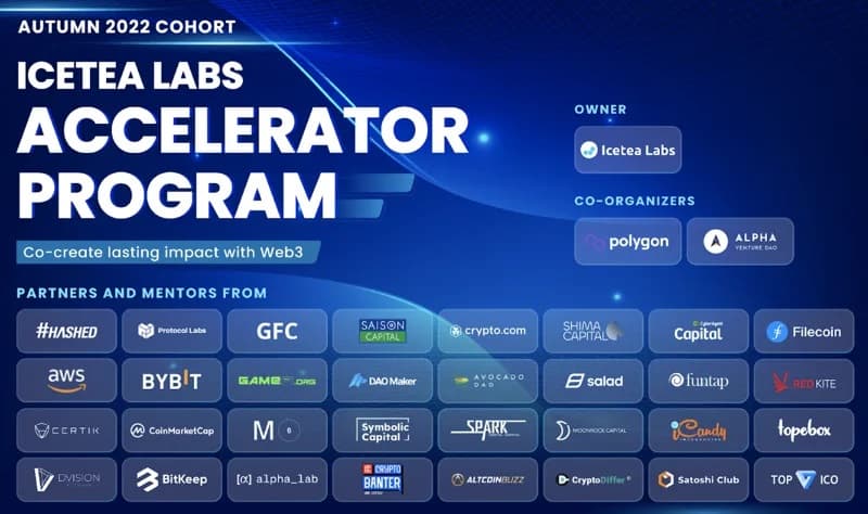 Icetea Labs, Polygon and Alpha Venture DAO Host Webthree Startup Program