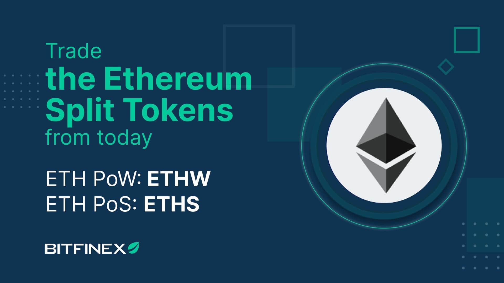It is the flip of the Bitfinex exchange to open “Ethereum split chain” token trading for customers