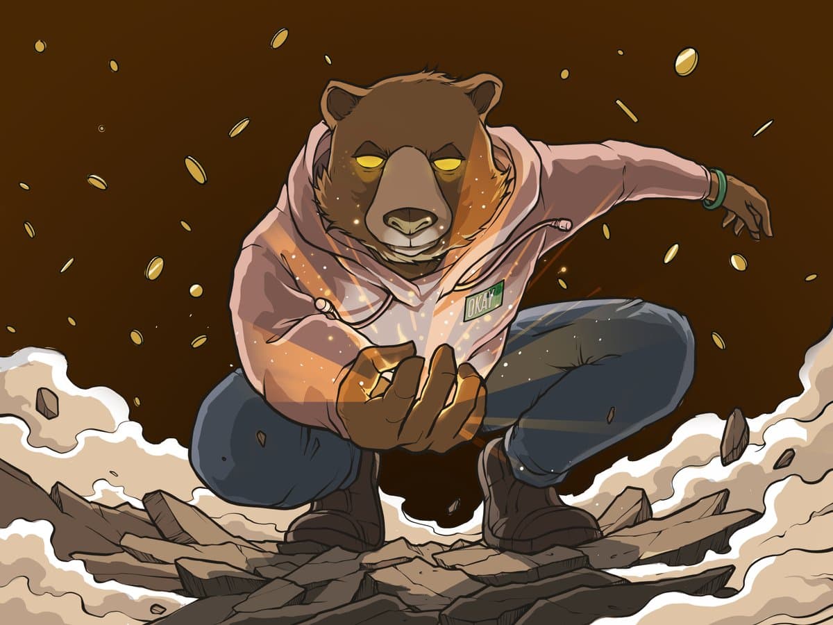 Okay Bears airdrop NFT redeemable for true gold for owners
