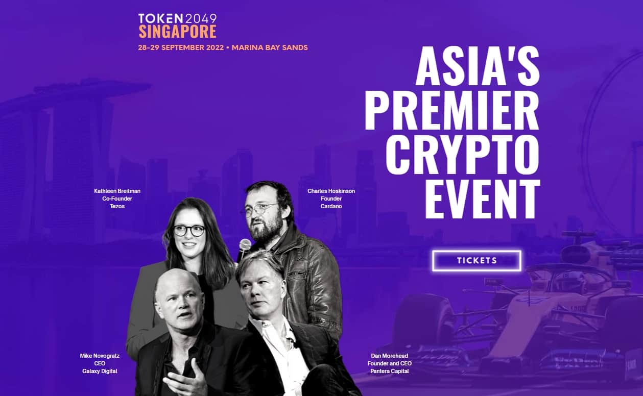 The Web3 TOKEN2049 occasion will be held in Singapore on September 28th