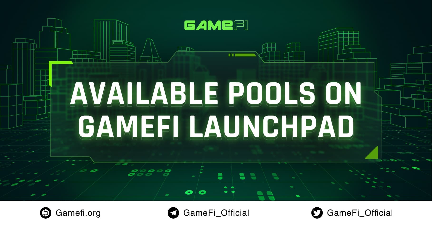 What varieties of pools does GameFi Launchpad have?