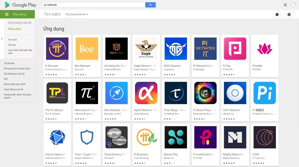 Pi Network app out of the blue disappeared from Play Store