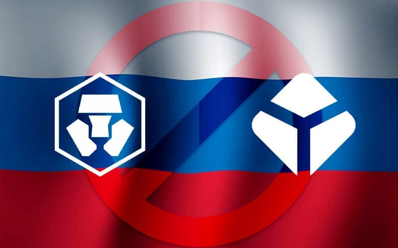 Blockchain.com and Crypto.com block accounts linked to Russia