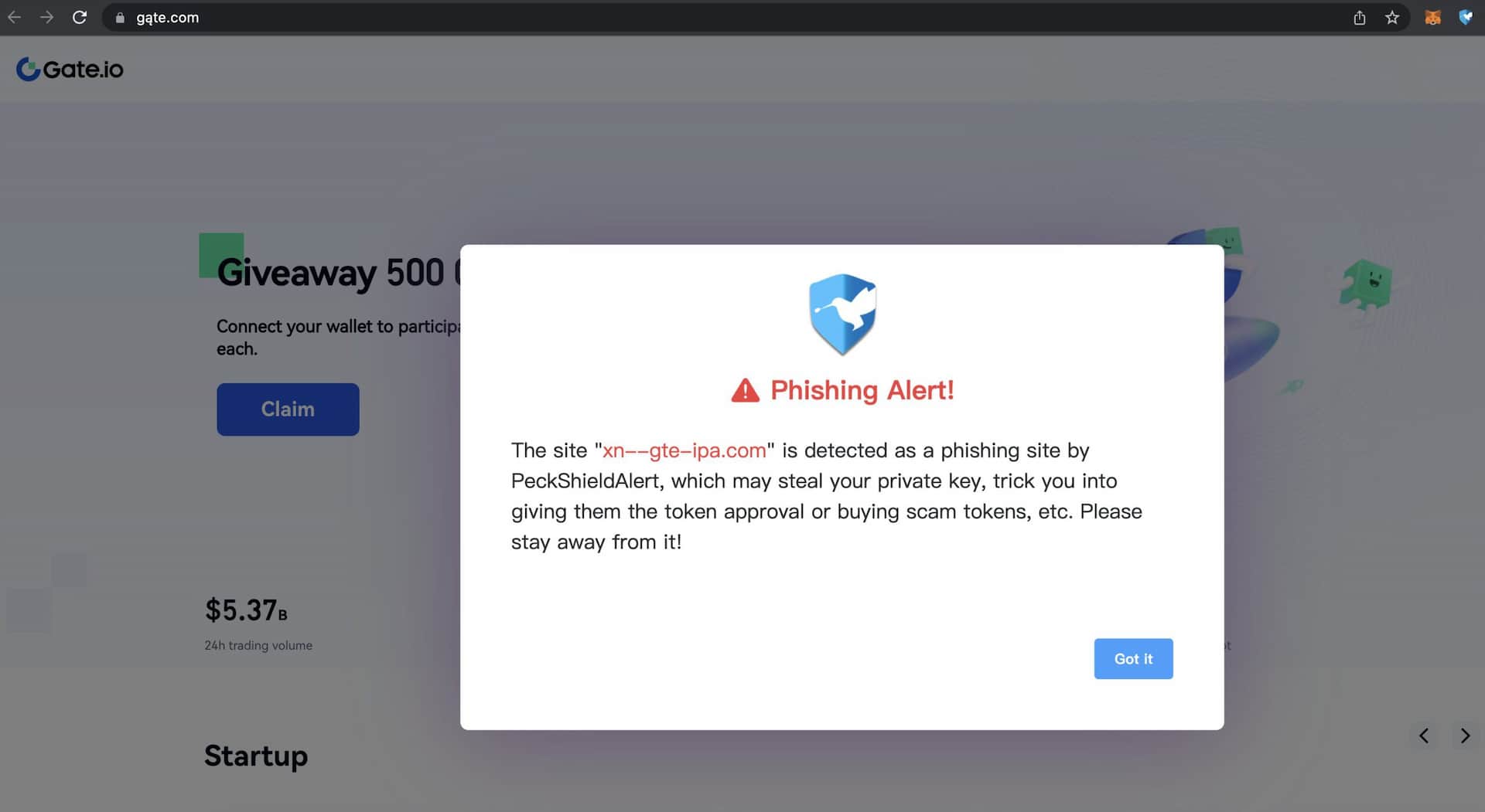 Hackers get management of Gate.io’s official Twitter