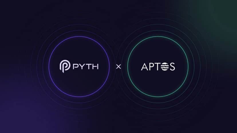 The Pyth Network pricing feed is obtainable on Aptos