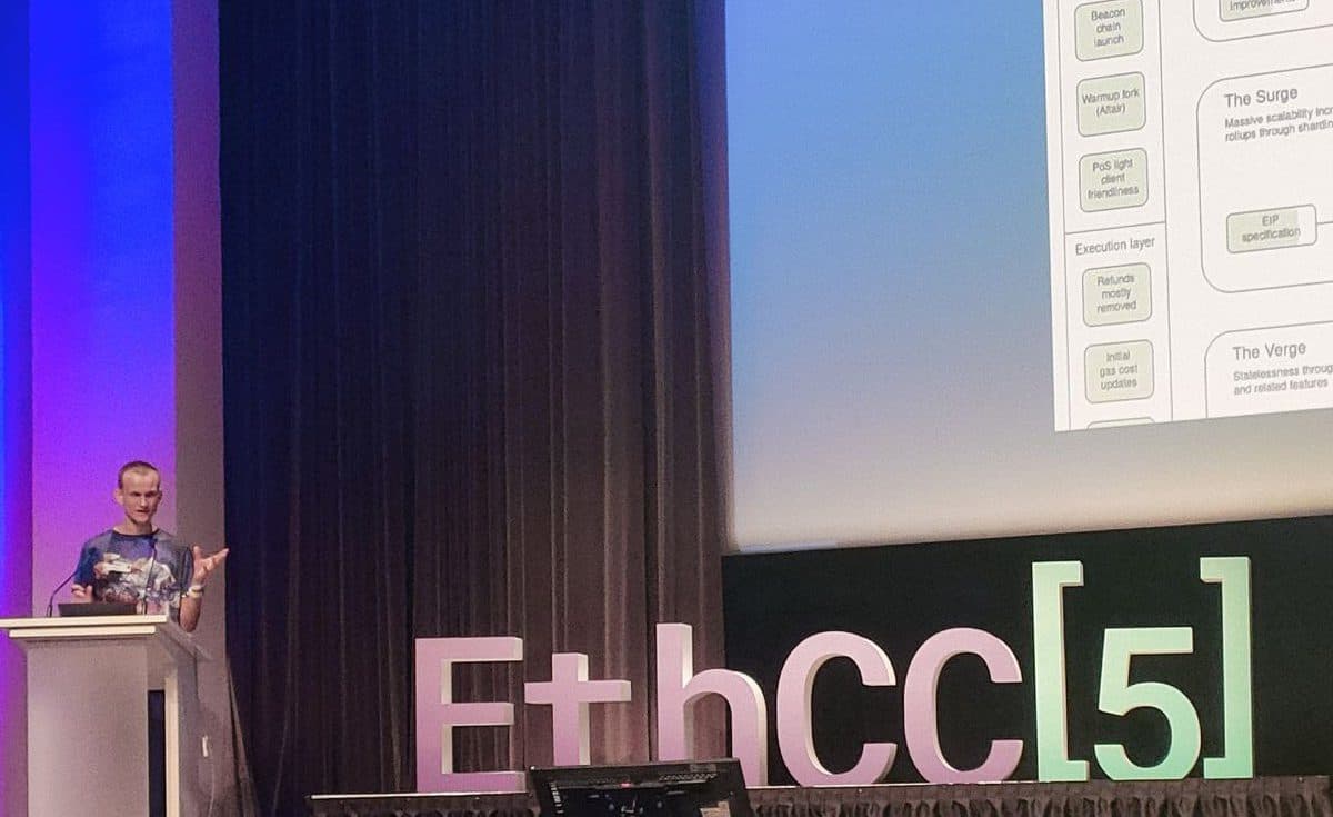 Vitalik Buterin updates the Ethereum roadmap