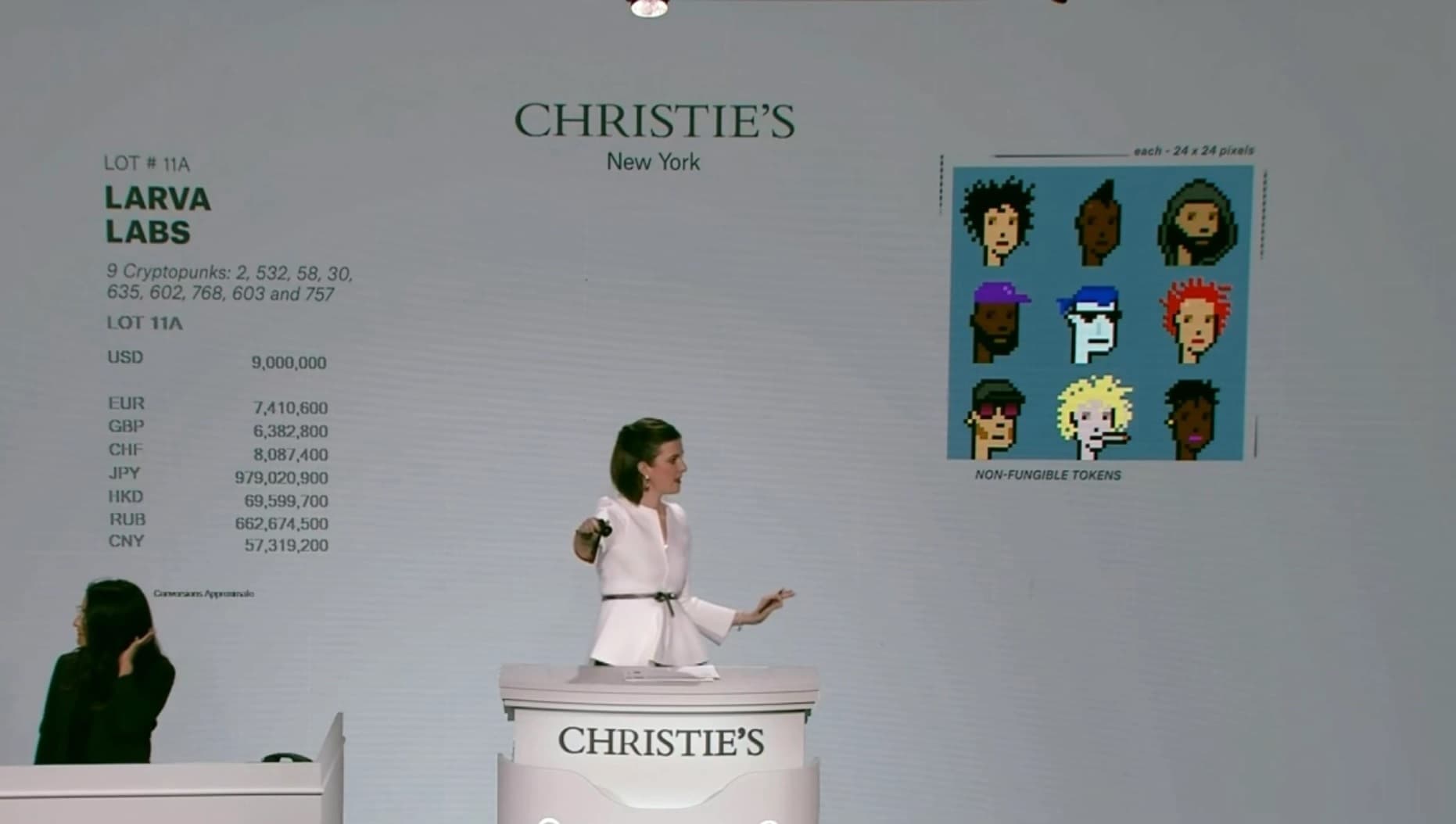 Christie’s NFT auction revenue are down 96% yr in excess of yr
